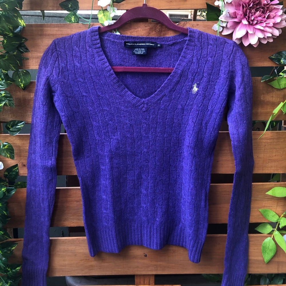 Ralph Lauren Sport women’s v-neck sweater